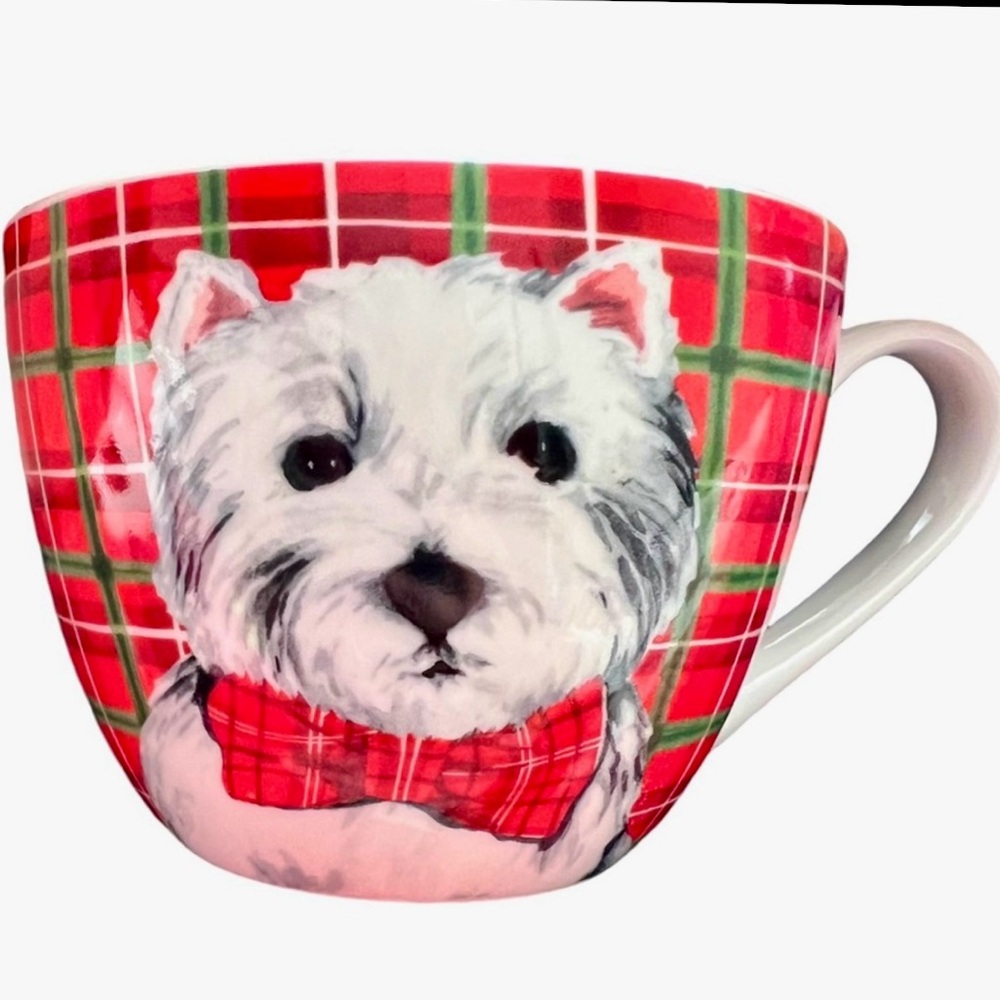 Portobello By Design Christmas Themed West Highland Terrier Coffee/Tea Mug Cup